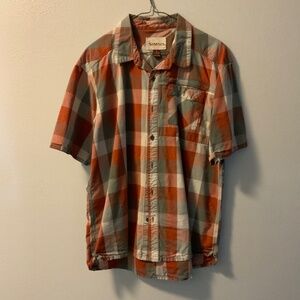 Simms Men’s Plaid Short Sleeve Shirt – Size XL